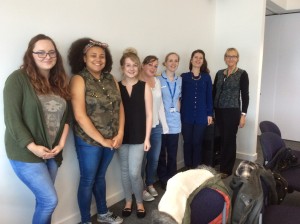 Plymouth Student advisors and Jane Grose