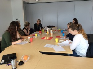 Plymouth student advisors discuss the Delphi Questionnaire