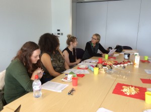 Plymouth students discuss the Delphi questionnaire