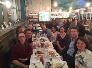 Official Dinner with sustainability staff Plymouth 2014